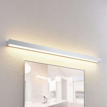 Lindby Layan kúpeľňové nástenné LED, chróm, 120 cm