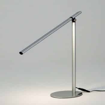 Stolná LED lampa Kolja v strieborno-sivej - Image 2