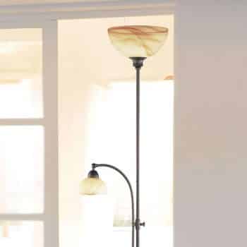 Stĺpiková lampa Lacchino s nožným stmievačom - Image 2