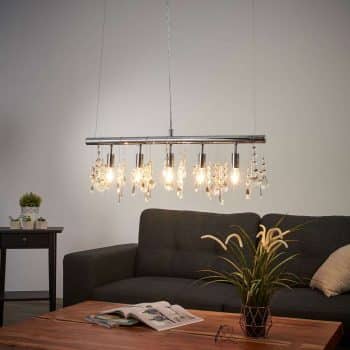 Jagavá závesná lampa CRYSTAL 5-plameňová - Image 2