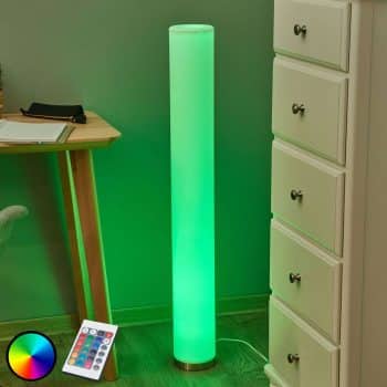 Pestro svietiaca stojaca LED lampa Mirella RGB