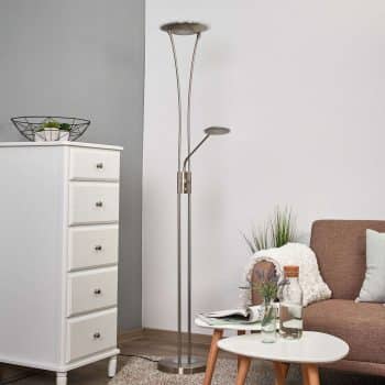 Stropné LED svietidlo Eda so stmievačom nikel - Image 2