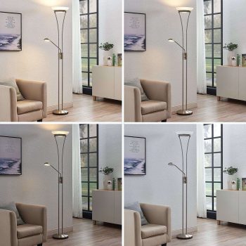 Stropné LED svietidlo Amadou lampa čítanie nikel - Image 2