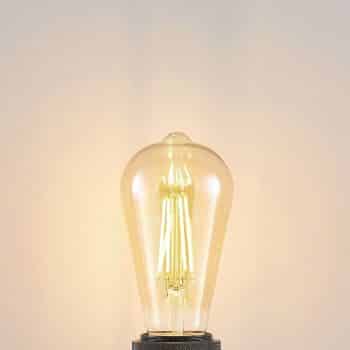 LED E27 ST64 6,5W 2 500K jantár 3-krokový stmievač