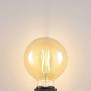 LED E27 G95 6,5W 2 500 K jantár 3-krokový stmievač