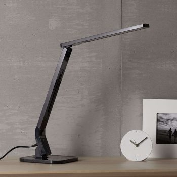 Čierna LED lampa na písací stôl Eleni - Image 2