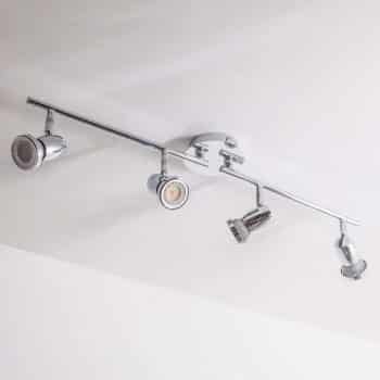 4-plameňové GU10 stropné LED svietidlo Arminius - Image 2