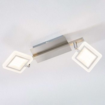 Stropné LED svietidlo Evelina, 2-plameňové
