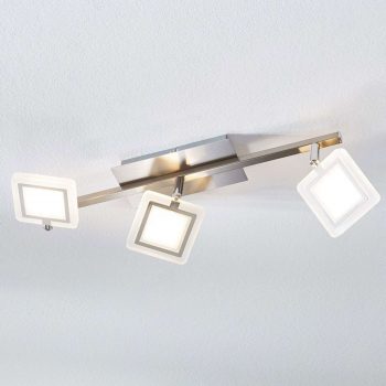 Stropné LED svietidlo Evelina, 3-plameňové
