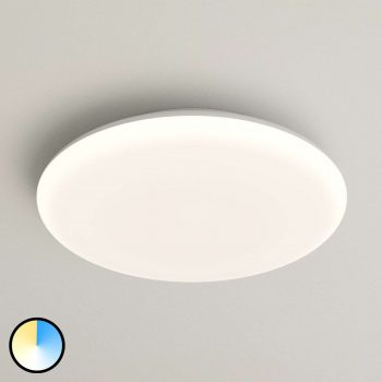 Stropné LED Azra, biele, okrúhle, IP54, Ø 30 cm