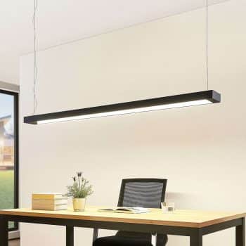 Arcchio Cuna závesné LED svietidlo, čierne, 162 cm