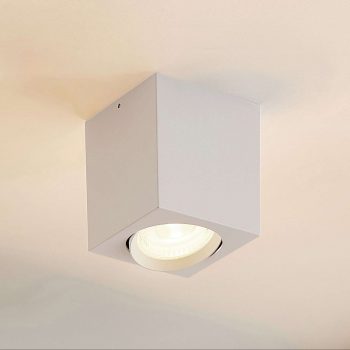 Arcchio Basir stropné LED svietidlo v bielej, 16 W