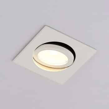 Arcchio Dacio LED Downlight hranaté 36° IP65 8,2 W