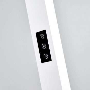 Biela stojaca LED lampa Jolinda snímač denného - Image 2