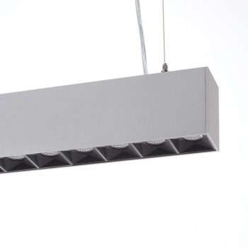 Závesné LED svietidlo Laris, strieborné - Image 2