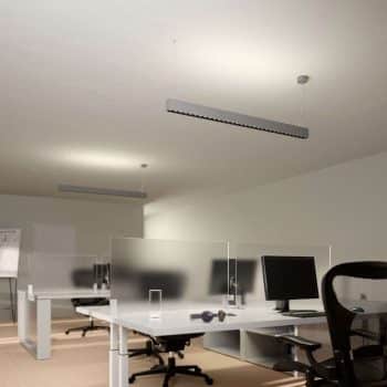 Závesné LED svietidlo Laris striebro stmievateľné - Image 2
