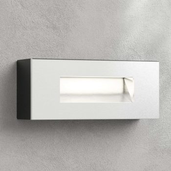 Vonkajšie nástenné LED svetlo Jody 19 cm hranaté