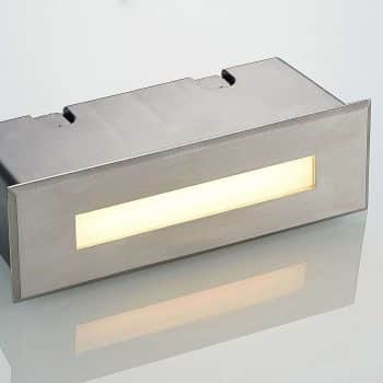 Zapustené nástenné LED svetlo Doga oceľ 19,5 cm - Image 2