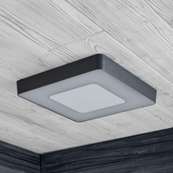 Vonkajšie stropné LED svetlo Sora hranaté snímač - Image 2