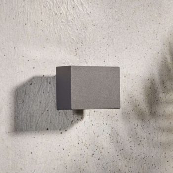 Vonkajšie nástenné LED svetlo Oliver tmavosivé 9cm - Image 2