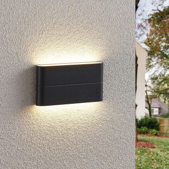 Vonkajšie nástenné LED svetlo Salka 17,5 cm - Image 2