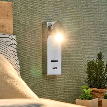 Nástenná lampa na čítanie Josefa LED pohyblivá - Image 2