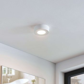 Stropné LED svietidlo Marlo biele okrúhle 12,8cm - Image 2