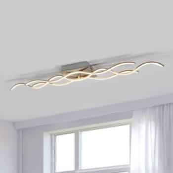 3-plameňové stropné LED svietidlo Safia tvar vlny - Image 2