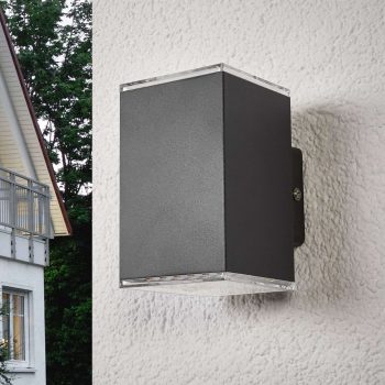 Vonkajšie nástenné LED svietidlo Lydia 2-plameňové - Image 2