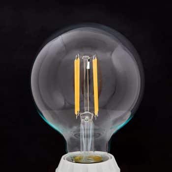 E27 LED globe filament 8W 1055lm 2700K číra - Image 2