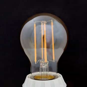E27 LED žiarovka filament 6W 500lm jantár 2200K - Image 2