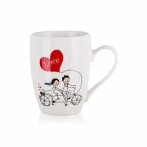 Banquet Keramický hrnček Good Mornig Love II, 340 ml