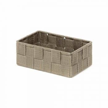 Compactor Úložný organizér do zásuvky Compactor TEX - košík M, 18 x 12 x 7 cm, Taupe (sivo-béžový)