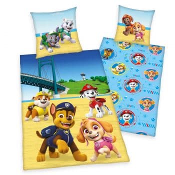 Herding Detské bavlnené obliečky Paw Patrol Bridge, 140 x 200 cm, 70 x 90 cm