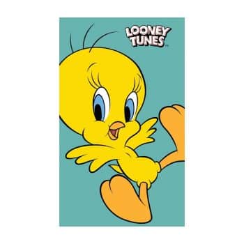 Carbotex Detský uterák Tweety Zelený, 30 x 50 cm