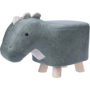 Látkový taburet v tvare dinosaura, 50 x 28 x 26 cm