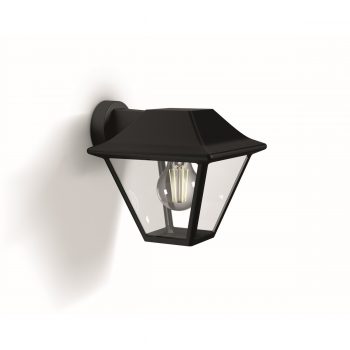 Philips 16495/30/PN Alpenglow Vonkajšie nástenné svietidlo 20 cm, čierna