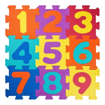 Plastica 91627 puzzle koberec Čísla 10 ks