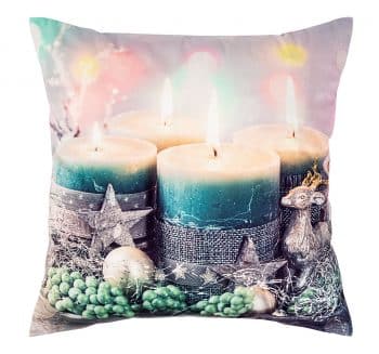 Domarex Svietiaca obliečka na vankúšik s LED svetielkami Advent, 45 x 45 cm