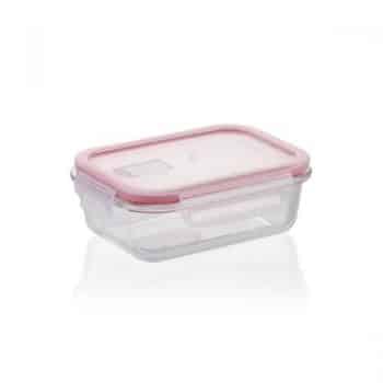 Tescoma Dóza FRESHBOX GLASS, 0,6 l, obdĺžniková