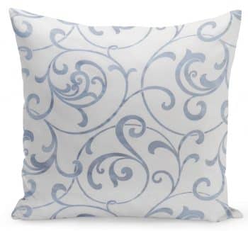 Biela obliečka so sivou potlačou 40 x 40 cm 22340-139467