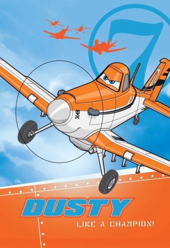 Detské uteráky modro oranžovej farby s detským motívom lietadla Šírka: 40 cm | Dĺžka: 60 cm 4833-12717