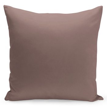 Jednofarebná obliečka v kakaovej farbe 40 x 40 cm 22417-139759