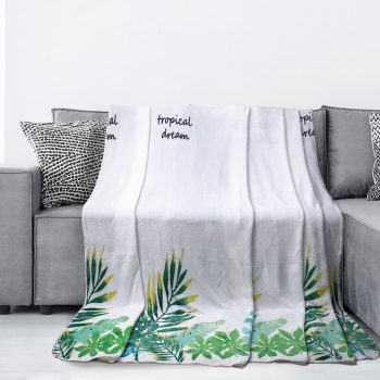 Jemná deka z mikrovlákna s nápisom Šírka: 70 cm | Dĺžka: 150 cm 16385-111085