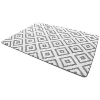 Koberce do obývačky v sivej farbe s ornamentom 200 x 300 cm 10560