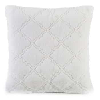 Krásna krémovo biela vzorovaná obliecka na vankúš 45 x 45 cm 38908-182485