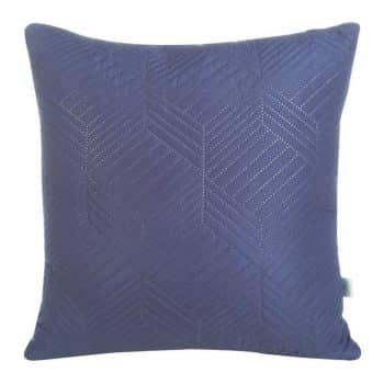 Krásna modro fialová obliečka na vankúš s prešívaním 40x40 cm Modrá 35362-168699