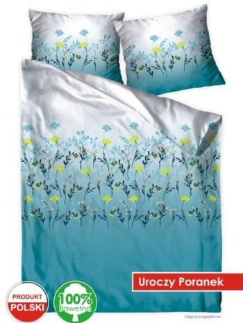 Krásne bielo modré posteľné obliečky s motívom lúčnych kvetov 2 časti: 1ks 140 cmx200 + 1ks 70 cmx80 Modrá 70 x 80 cm 33375-180441