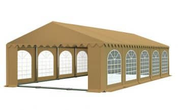 Štýlový párty stan v béžovej farbe 5m x 10m 21253-136145