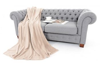 Luxusná deka v kapučínovej farbe 150 x 200 cm 6090